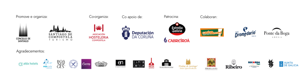 Logos colaboradores XVSantiago(é)Tapas