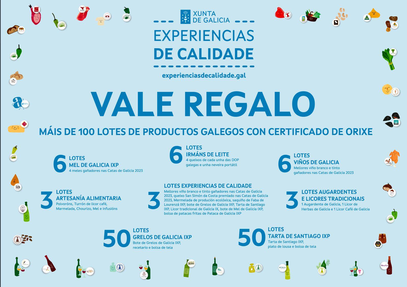 En este momento estás viendo Agacal – Experiencias de Calidade repartirá máis de 100 lotes de produtos galegos con certificado de orixe